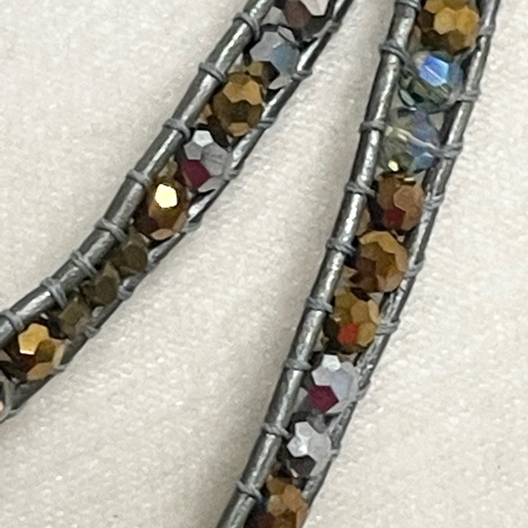 Beautiful Nakamol handcrafted leather wrap bracelet/necklace! - Picture 4 of 8